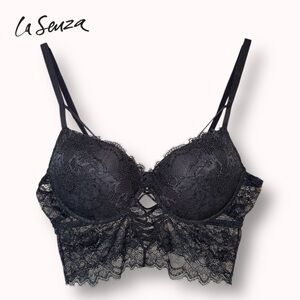 La Senza push-up lace bustier top